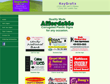 Tablet Screenshot of keygrafix.com